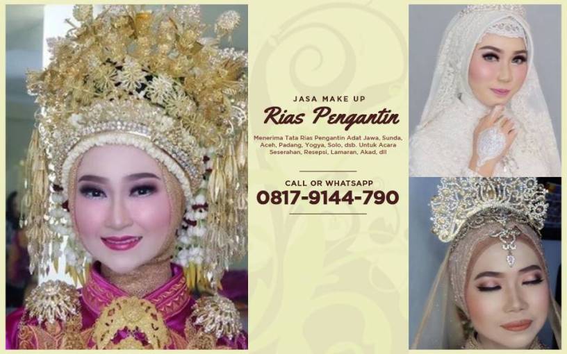 Make Up Pengantin Jawa, Wedding Package, Rias Wajah Natural